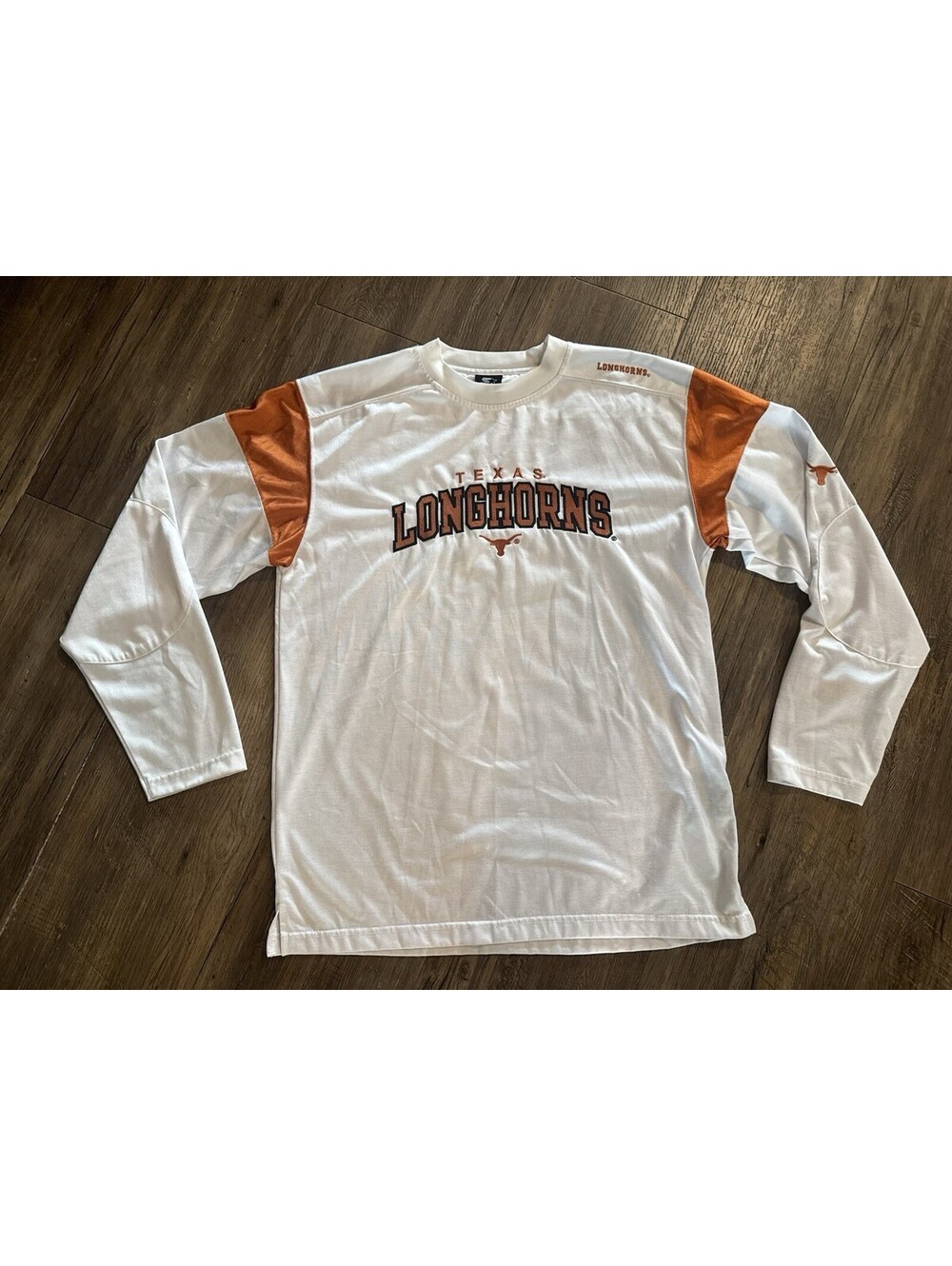 Vintage Starter University Of Texas Longhorns Jersey T-shirt Sz M Burnt Orange